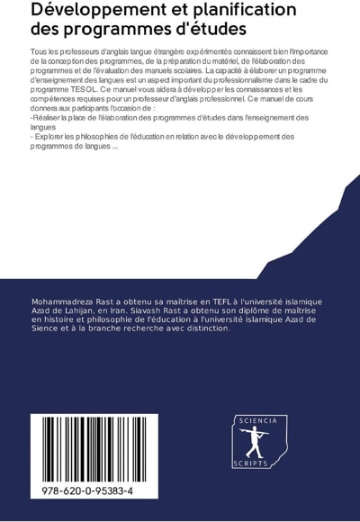 Développement et planification des programmes d'études